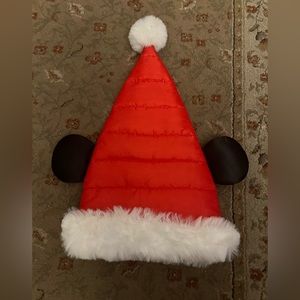 NWT Mickey Mouse Santa Hat